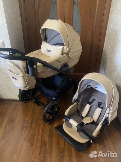 Коляска Тutis uno 3 plus 2 в 1 (экокожа)