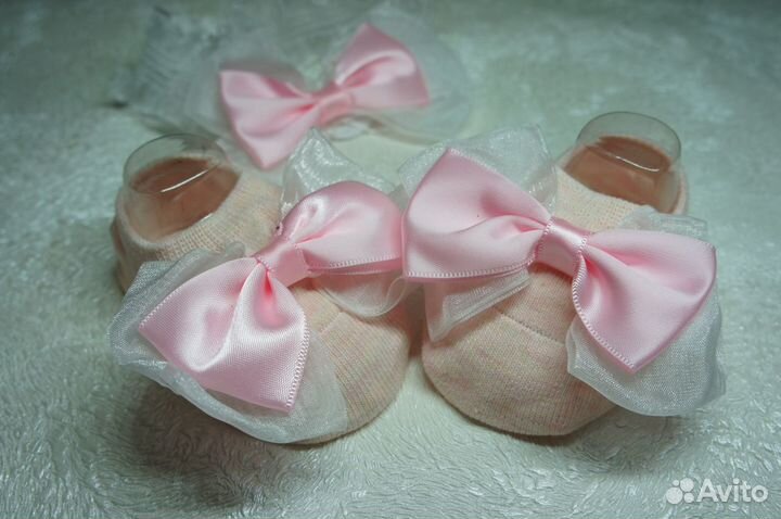 Пинетки подарочные для девочки