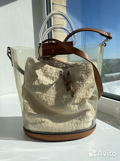 Летняя сумка-ведро Zara