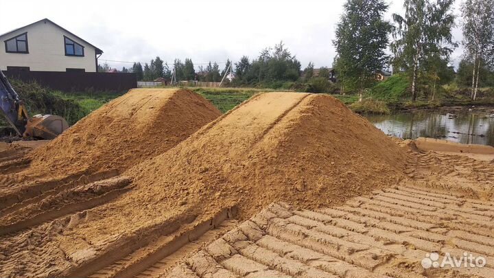 Доставим: Песок Щебень Земля пгс