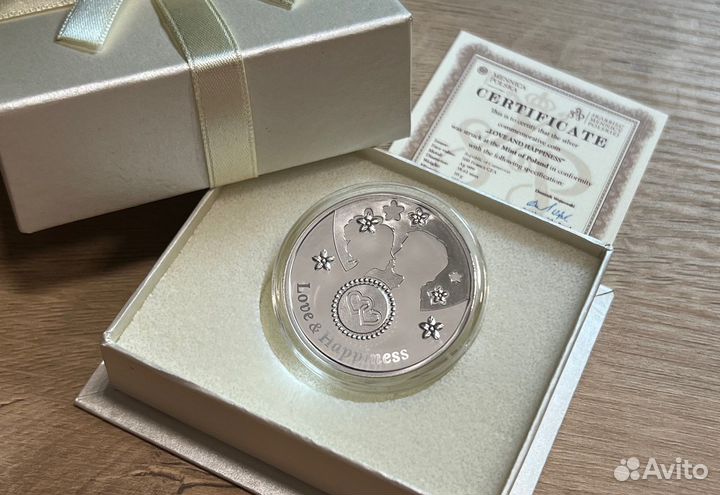 Серебряные монеты из серии «Свадьба», 10г