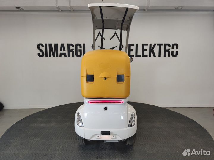 Электромопед Курьер-2, белый