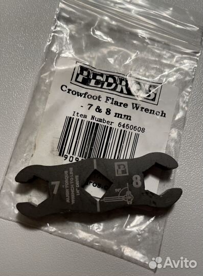 Ключ Crowfoot Flare Wrench 7 & 8mm