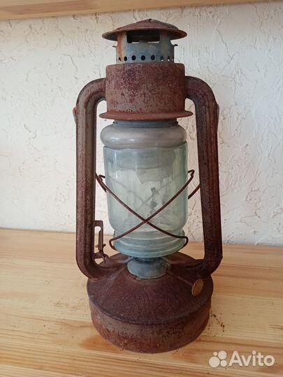 Старинная керосиновая лампа, летучая мышь. Лот 19