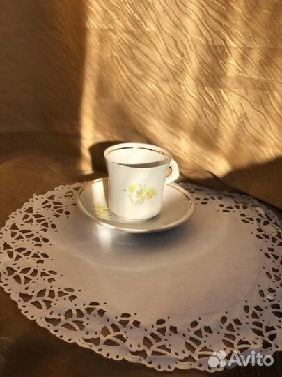 Кофейный сервиз Владивостокский фарфоровый завод