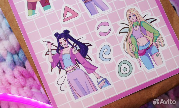 Наклейки witch