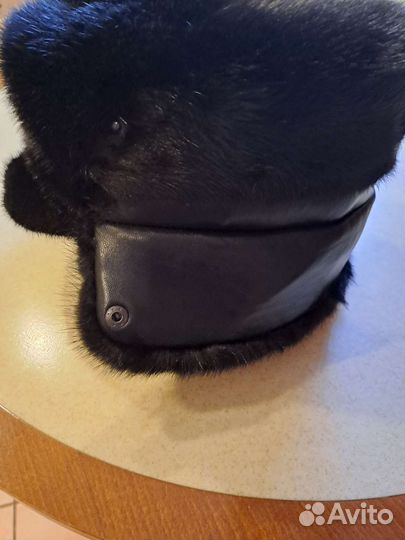 Норковая шапка мужская 59