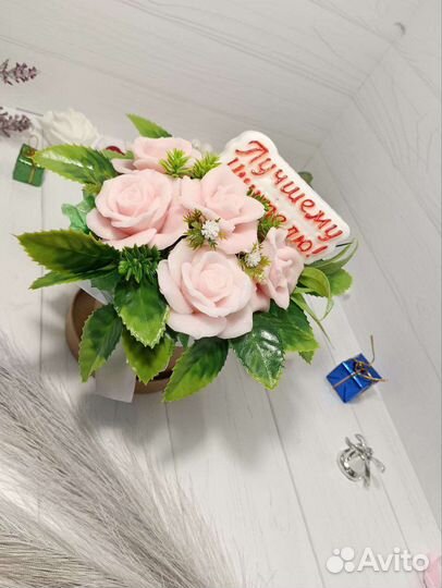 Букет на 1 сентября Букет из мыла