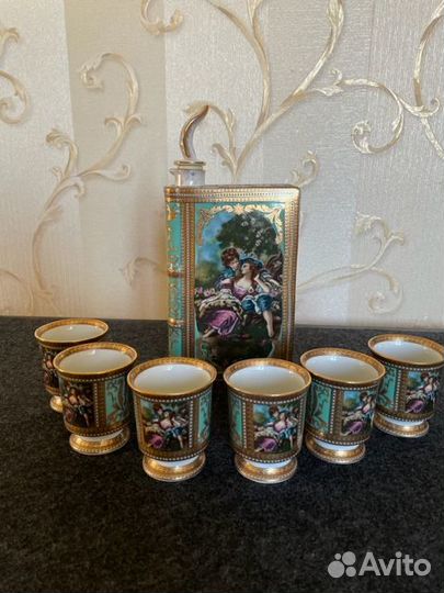 Штоф графин + 6 стопок