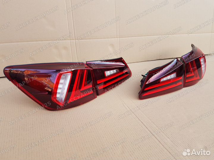 Стопы тюнинг Lexus IS250, IS350 2005-2013г Красные