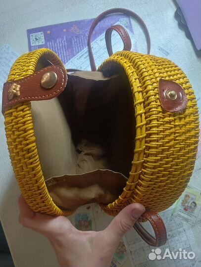 Сумка плетённая