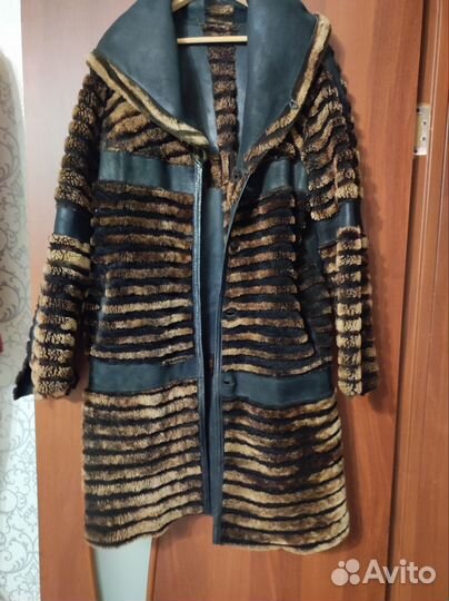 Дублёнка р46-48, натуральная кожа