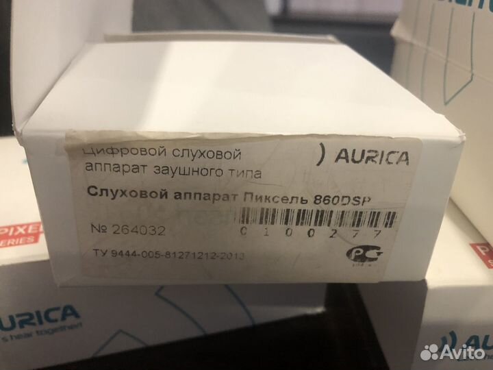 Слуховой аппарат aurica 860DSR пиксель