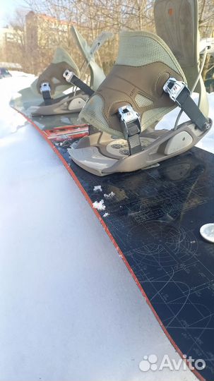 Сноуборд Rossignol и крепы Flow