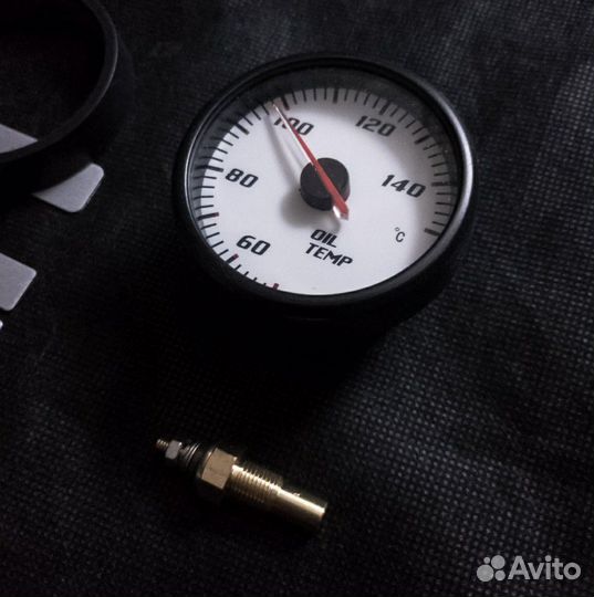 Датчик температуры масла белый ретро
