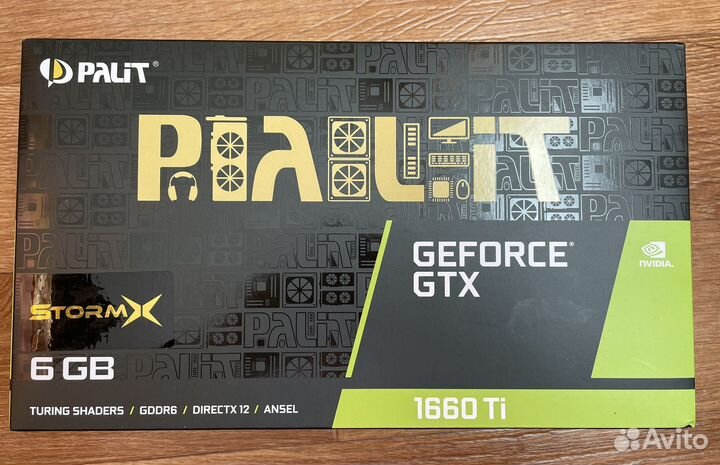 Видеокарта Palit GeForce GTX 1660 Ti StormX 6GB