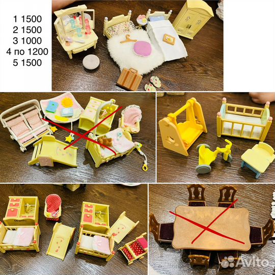 Sylvanian families мебель