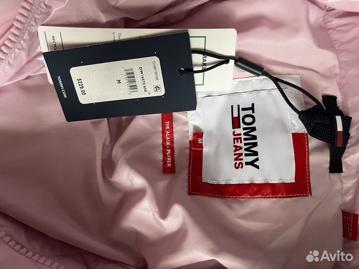 Пуховик tommy jeans