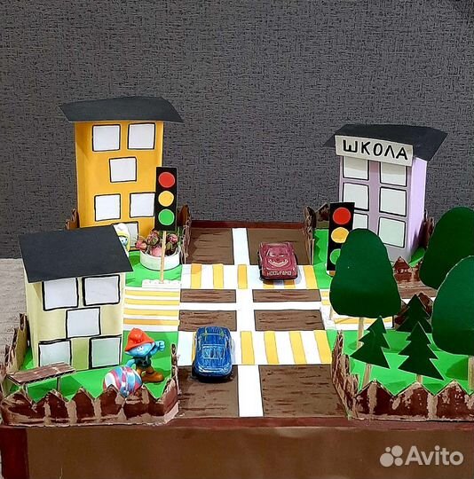 Поделка по пдд в садик или школу