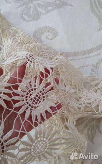 Блуза топ кружево кроше вязаный