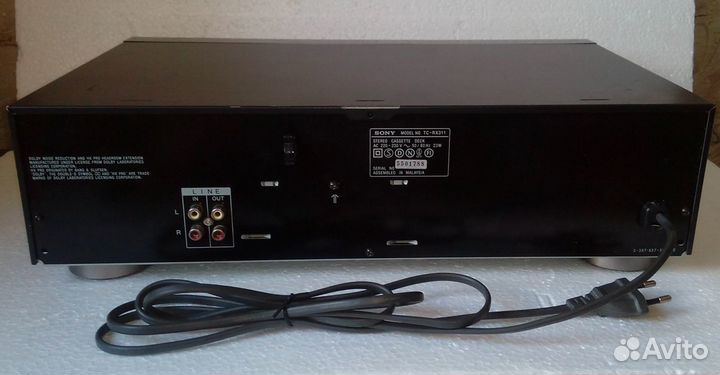 Дека кассетная sony TC-RX311