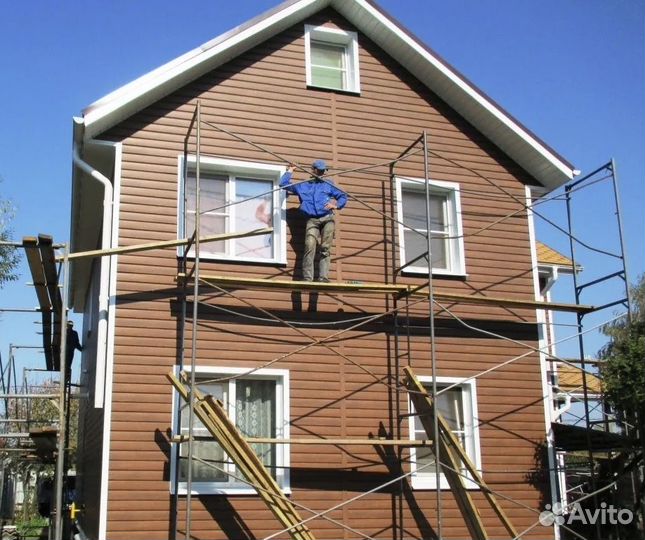 Монтаж фасада. Монтаж сайдинга и фасадных панелей