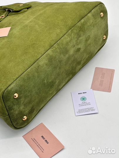 Сумка Miu Miu Aventure натуральная замша