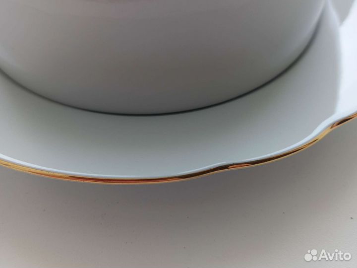 Масленка фарфор гдр новая