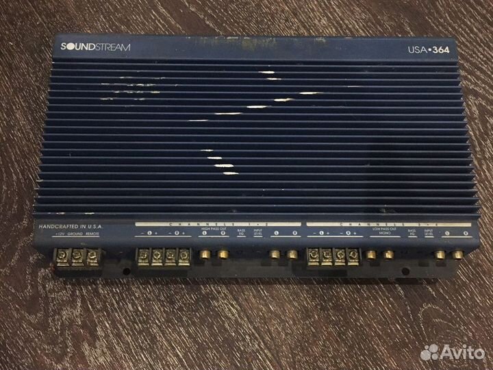 Усилитель в авто soundstream 364 производство США