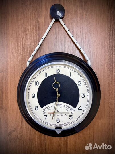 Редкие настенные часы СССР на экспорт majak 1965 г