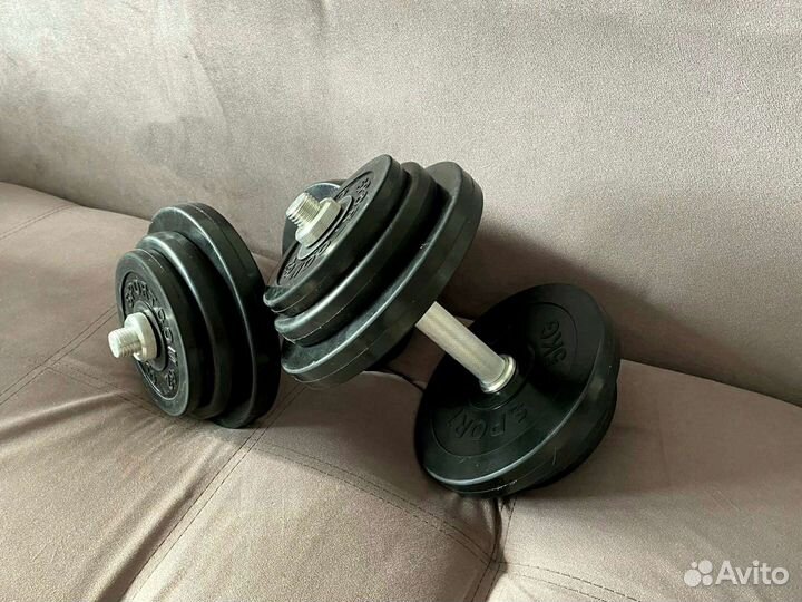Гантели 2 шт по 19,5 кг