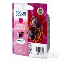 Оригинальный картридж epson T0733 (430 стр., пурпу