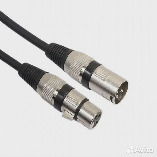 Кабель XLR - XLR invotone ACM1103/bк длина 3 м