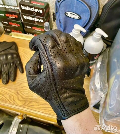 Перчатки кожаные размеры новые