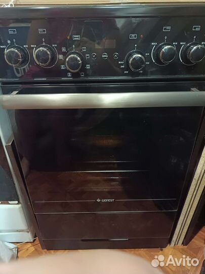 Плита электрическая gefest, черный