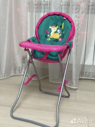 Стул для кормления кукольный