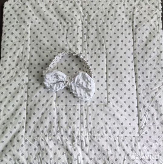 Плюшевый конверт-одеяло на выписку