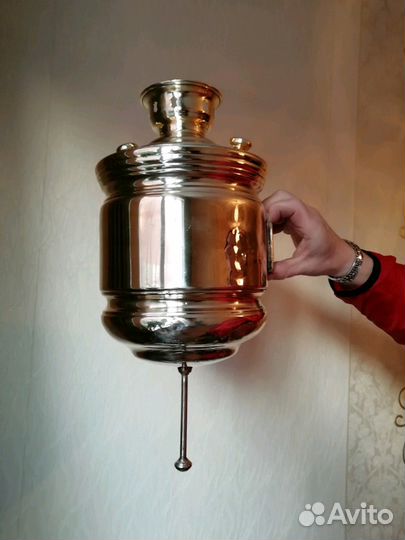 Рукомойник (старинный) латунный, большой 6л