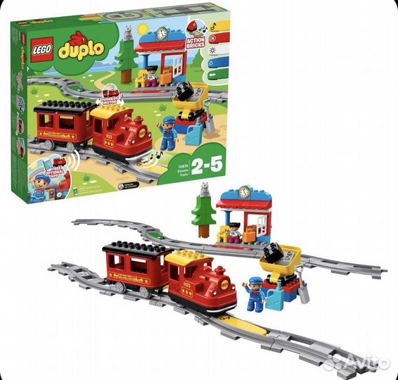 Lego duplo поезд 10874