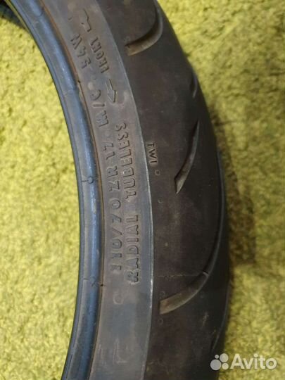 Мотошина Continental 110/70 ZR17