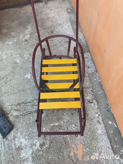 Детские санки с колесами