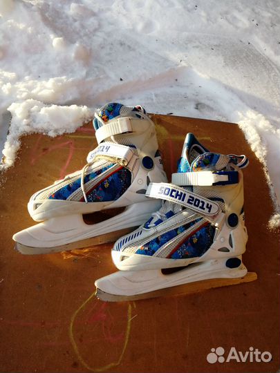 Коньки фигурные детские 34 размер