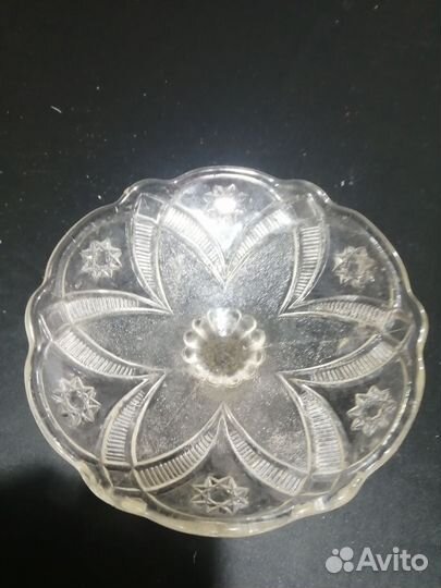 Ваза для фруктов на ножке СССР