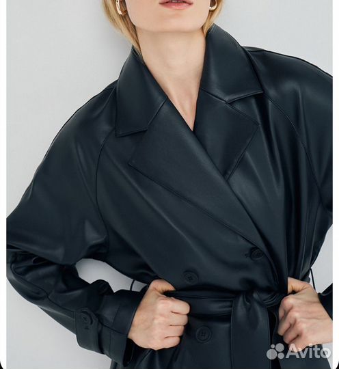 Плащ женский эко кожа 52 р-р