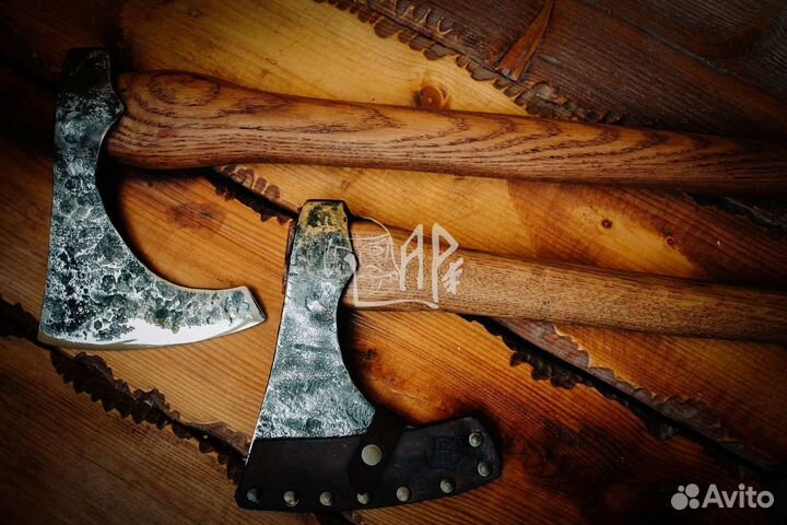 Топор Скандинавский с прямой рукоятью из дуба