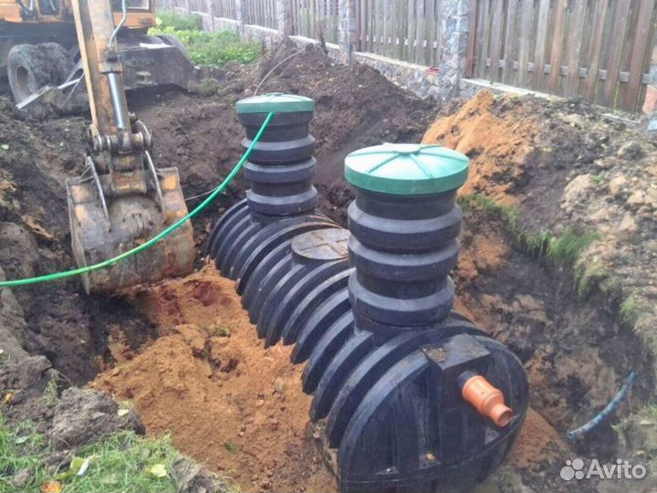 Септик био Аквалос 3 переливной