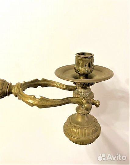 Антикварные подсвечники корабельные бронза Франция