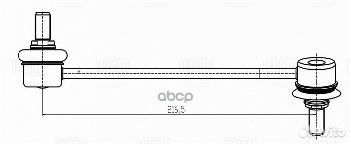 Тяга стабилизатора KIA soul 08- пер.лев. SP 084