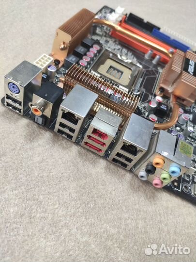 Материнская плата Asus lga775 с процессором