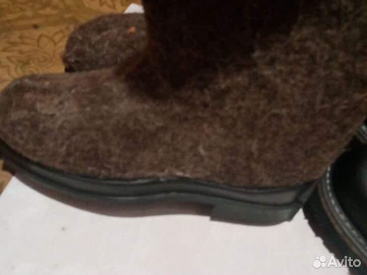 Валенки с подошвой